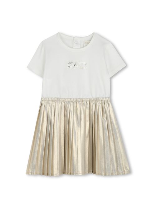 Abito bianco e oro MICHAEL KORS | R30308ECRU DORATO